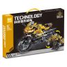 LEIBAO 8361 CÔNG NGHỆ BIẾN DẠNG ĐẦU MÁY bộ đồ chơi xếp lắp ráp ghép mô hình Technic Kỹ Thuật Công Nghệ Cao Mô Hình Phương Tiện 807 khối