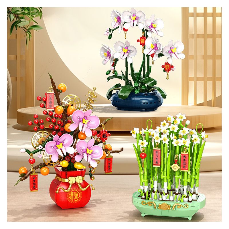 LELE BROTHER 9120 MẬN BOSSOM bộ đồ chơi xếp lắp ráp ghép mô hình Creator Sáng Tạo 547 khối