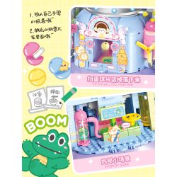 FEMIBOX S44091 44091 NƯỚC SỐT THỊT HỘI THẢO GASKET WORKSHOP bộ đồ chơi xếp lắp ráp ghép mô hình TWISTED EGG STEAM WORKSHOP 623 khối