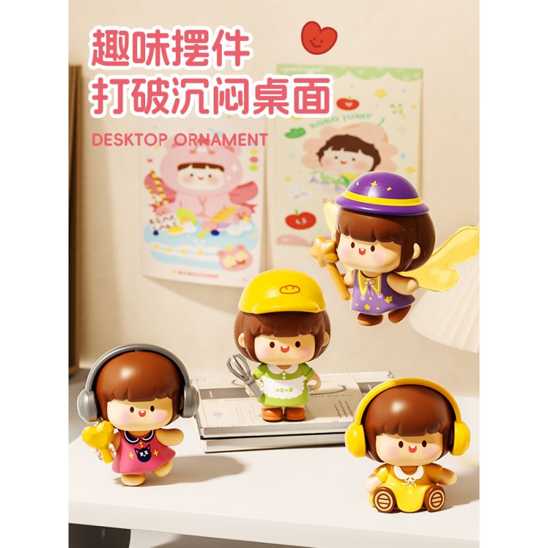 FEMIBOX S44082 44082 NƯỚC SỐT THỊT HỘP MÙ VỚI TỦ LẠNH bộ đồ chơi xếp lắp ráp ghép mô hình