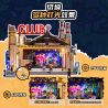 LUMIBRICKS FUNWHOLE F9068 9068 STREET NHÀ MÁY GẠCH ÂM NHẠC LIVEHOUSE bộ đồ chơi xếp lắp ráp ghép mô hình Creator MUSIC FACTORY LIVEHOUSE Sáng Tạo 2654 khối