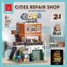 MorkModel 20203 Mork Model 20203 CỬA HÀNG SỬA CHỮA Ô TÔ bộ đồ chơi xếp lắp ráp ghép mô hình Creator CITIES REPAIR SHOP Sáng Tạo 1637 khối
