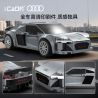 CADA DOUBLEE C55027 55027 AUDI R8 COUPE 2019 XE THỂ THAO tỷ lệ 1:24 bộ đồ chơi xếp lắp ráp ghép mô hình Speed Champions Racing Cars Đua Xe Công Thức 199 khối