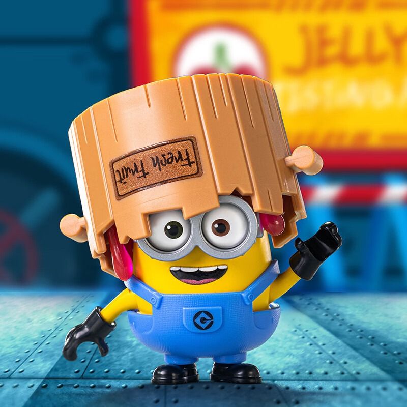 BLOKEES 74835 MINIONS MAGICAL EDITION THE 1ST BULLET JAM FACTORY BOB FRUIT MANAGER bộ đồ chơi xếp lắp ráp ghép mô hình Movie & Game MINIONS JELLY FACTORY BOB Phim Và Trò Chơi 27 khối