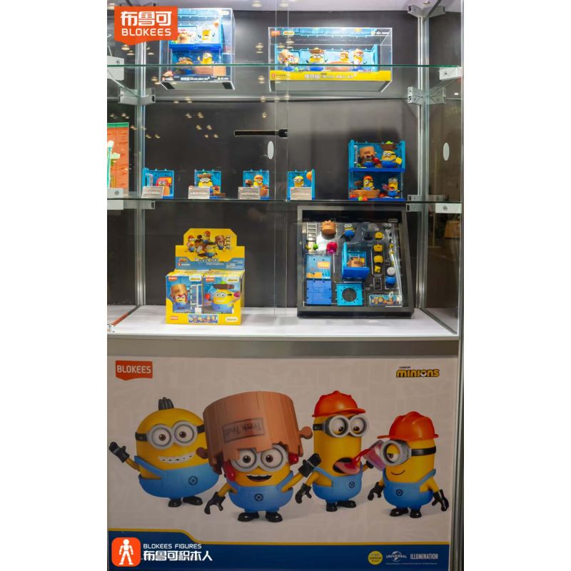 BLOKEES 74835 MINIONS MAGICAL EDITION THE 1ST BULLET JAM FACTORY BOB FRUIT MANAGER bộ đồ chơi xếp lắp ráp ghép mô hình Movie & Game MINIONS JELLY FACTORY BOB Phim Và Trò Chơi 27 khối