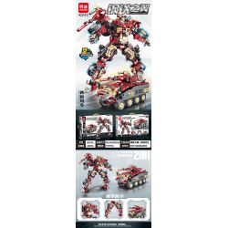 MINGDI LEIBAO K3113 3113 WINGS OF STEEL CHỈ HUY KHẨU ĐẠI BÁC SẮT bộ đồ chơi xếp lắp ráp ghép mô hình 797 khối