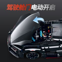 GULY 10644 XE KHÁI NIỆM RAMBO tỷ lệ 1:8 bộ đồ chơi xếp lắp ráp ghép mô hình Technic Kỹ Thuật Công Nghệ Cao Mô Hình Phương Tiện 2884 khối