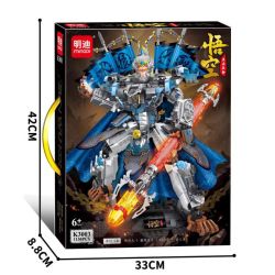 MINGDI LEIBAO K3003 3003 MONKEY WUKONG RED-BUTT bộ đồ chơi xếp lắp ráp ghép mô hình 1130 khối