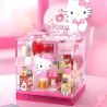 AREA-X AB0070 0070 AB0071 0071 AB0072 0072 AB0073 0073 AB0074 0074 AB0075 0075 GIA ĐÌNH SANRIO 6 MÔ HÌNH HỘP TRONG CỬA HÀNG MENGSHANG bộ đồ chơi xếp lắp ráp ghép mô hình SANRIO CHARACTERS 1681 khối