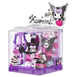 AREA-X AB0070 0070 AB0071 0071 AB0072 0072 AB0073 0073 AB0074 0074 AB0075 0075 GIA ĐÌNH SANRIO 6 MÔ HÌNH HỘP TRONG CỬA HÀNG MENGSHANG bộ đồ chơi xếp lắp ráp ghép mô hình SANRIO CHARACTERS 1681 khối