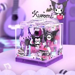 AREA-X AB0070 0070 AB0071 0071 AB0072 0072 AB0073 0073 AB0074 0074 AB0075 0075 GIA ĐÌNH SANRIO 6 MÔ HÌNH HỘP TRONG CỬA HÀNG MENGSHANG bộ đồ chơi xếp lắp ráp ghép mô hình SANRIO CHARACTERS 1681 khối