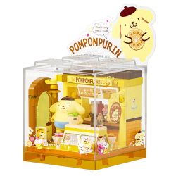 AREA-X AB0070 0070 AB0071 0071 AB0072 0072 AB0073 0073 AB0074 0074 AB0075 0075 GIA ĐÌNH SANRIO 6 MÔ HÌNH HỘP TRONG CỬA HÀNG MENGSHANG bộ đồ chơi xếp lắp ráp ghép mô hình SANRIO CHARACTERS 1681 khối