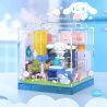 AREA-X AB0070 0070 AB0071 0071 AB0072 0072 AB0073 0073 AB0074 0074 AB0075 0075 GIA ĐÌNH SANRIO 6 MÔ HÌNH HỘP TRONG CỬA HÀNG MENGSHANG bộ đồ chơi xếp lắp ráp ghép mô hình SANRIO CHARACTERS 1681 khối