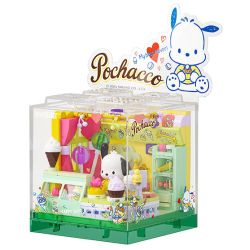 AREA-X AB0070 0070 AB0071 0071 AB0072 0072 AB0073 0073 AB0074 0074 AB0075 0075 GIA ĐÌNH SANRIO 6 MÔ HÌNH HỘP TRONG CỬA HÀNG MENGSHANG bộ đồ chơi xếp lắp ráp ghép mô hình SANRIO CHARACTERS 1681 khối