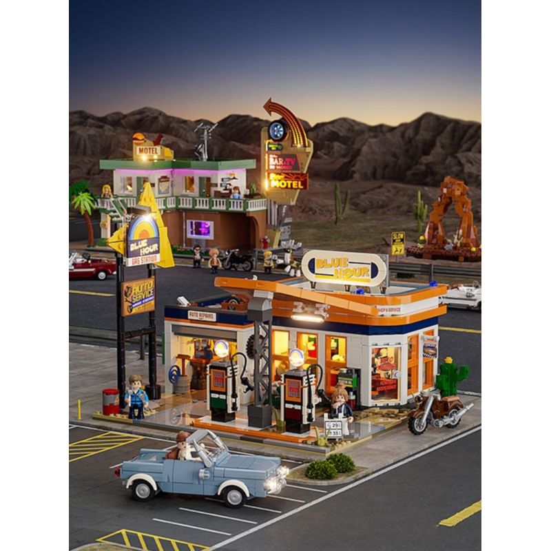 LUMIBRICKS FUNWHOLE F9065 9065 CHUYẾN ĐI ĐƯỜNG TRẠM XĂNG CAO TỐC bộ đồ chơi xếp lắp ráp ghép mô hình Creator Sáng Tạo 1608 khối LUMIBRICKS FUNWHOLE F9065 9065 CHUYẾN ĐI ĐƯỜNG TRẠM XĂNG CAO TỐC bộ đồ chơi xếp lắp ráp ghép mô hình Creator Sáng Tạo 1608 khối