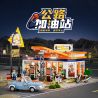 LUMIBRICKS FUNWHOLE F9065 9065 CHUYẾN ĐI ĐƯỜNG TRẠM XĂNG CAO TỐC bộ đồ chơi xếp lắp ráp ghép mô hình Creator Sáng Tạo 1608 khối