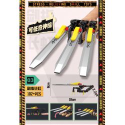 Kazi KY88057 88057 GIẢI NÉN VŨ KHÍ ĐỒ CHƠI NHỎ 8 MÔ HÌNH bộ đồ chơi xếp lắp ráp ghép mô hình 723 khối