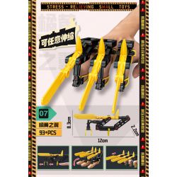 Kazi KY88057 88057 GIẢI NÉN VŨ KHÍ ĐỒ CHƠI NHỎ 8 MÔ HÌNH bộ đồ chơi xếp lắp ráp ghép mô hình 723 khối