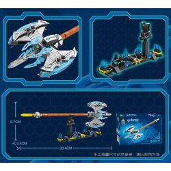 Kazi KY88054 88054 VŨ KHÍ TRONG TƯƠNG LAI 8 bộ đồ chơi xếp lắp ráp ghép mô hình FUTURE WEAPONS 1355 khối