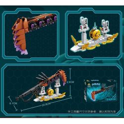 Kazi KY88054 88054 VŨ KHÍ TRONG TƯƠNG LAI 8 bộ đồ chơi xếp lắp ráp ghép mô hình FUTURE WEAPONS 1355 khối