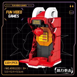 Kazi KY81153 81153 MÔ HÌNH TRÒ CHƠI VIDEO NÓNG BỎNG THÀNH PHỐ 6 bộ đồ chơi xếp lắp ráp ghép mô hình FUN VIDEO GAMES 707 khối
