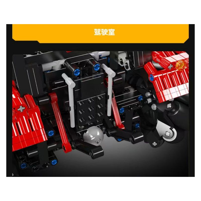 MouldKing 18037 Mould King 18037 MÁY KÉO BÁNH XE bộ đồ chơi xếp lắp ráp ghép mô hình Technic WHEELED TRACTOR Kỹ Thuật Công Nghệ Cao Mô Hình Phương Tiện 1392 khối