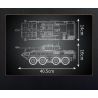 MouldKing 20023 Mould King 20023 XE TẤN CÔNG ZTL-11 CÓ BÁNH bộ đồ chơi xếp lắp ráp ghép mô hình Military Army ZTL-11 WHEELED ASSAULT VEHICLE Quân Sự Bộ Đội 1293 khối