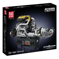 MouldKing 10207 Mould King 10207 ĐỘNG CƠ SIÊU XE PAG V12 bộ đồ chơi xếp lắp ráp ghép mô hình Technic PAG SUPERCAR V12 ENGINE Kỹ Thuật Công Nghệ Cao Mô Hình Phương Tiện 761 khối
