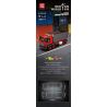 MouldKing 24069 Mould King 24069 MINI WORLD XE TẢI CONTAINER bộ đồ chơi xếp lắp ráp ghép mô hình Creator RED CONTAINER TRUCK Sáng Tạo 630 khối