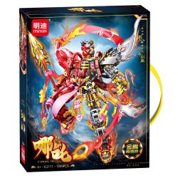 MINGDI LEIBAO K2171 2171 NEZHA MECHA bộ đồ chơi xếp lắp ráp ghép mô hình 1309 khối