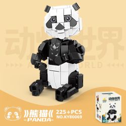 Kazi KY80069 80069 MÔ HÌNH ĐỘNG VẬT THẾ GIỚI 6 LITTLE RACCOON SHIBA INU HORSE PANDA CAPYBARA SIKA DEER bộ đồ chơi xếp lắp ráp ghép mô hình Creator Sáng Tạo 1340 khối