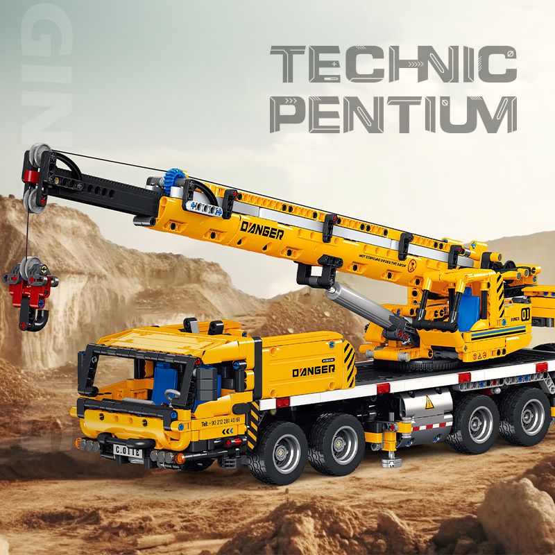 Xingleshi FF11011 Xếp hình lắp ráp ghép mô hình cần cẩu