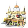 JIESTAR 89136 GA XE LỬA KIỂU CHÂU bộ đồ chơi xếp lắp ráp ghép mô hình Creator EUROPEAN STYLE RAILWAY STATION Sáng Tạo 1945 khối