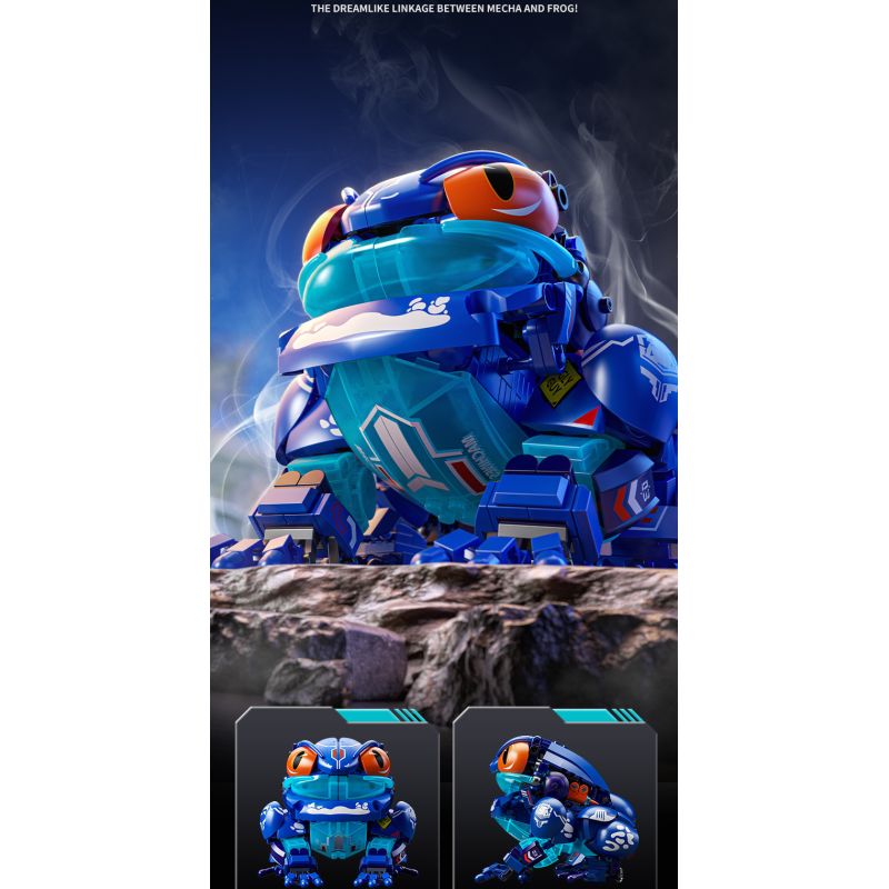 JI BRICK 39903 ĐẢNG ÁO GIÁP ẾCH BÓNG. bộ đồ chơi xếp lắp ráp ghép mô hình 669 khối