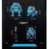 JI BRICK 39903 ĐẢNG ÁO GIÁP ẾCH BÓNG. bộ đồ chơi xếp lắp ráp ghép mô hình 669 khối