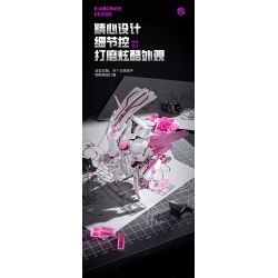 JI BRICK 39904 ĐẢNG CỦA NHỮNG CON THÚ Ý NGHĨA CHIẾN TRANH THẦN CHÚ bộ đồ chơi xếp lắp ráp ghép mô hình 645 khối