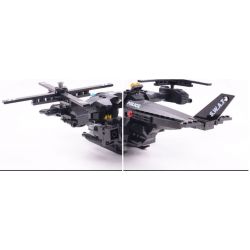 WOMA C0533 0533 Xếp hình kiểu  SWAT SPECIAL FORCE SWAT Helicopter Car Trực Thăng Phối Hợp ô Tô Lính đặc Nhiệm 594 khối