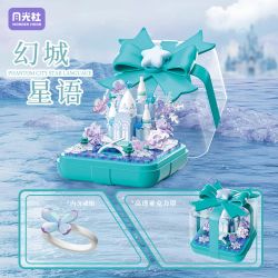 GEKKOSHA 805801 NGÔI SAO ƯỚC FINGERERTIPS FANTASY CITY STAR WORD bộ đồ chơi xếp lắp ráp ghép mô hình