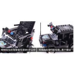 WOMA C0533 0533 Xếp hình kiểu  SWAT SPECIAL FORCE SWAT Helicopter Car Trực Thăng Phối Hợp ô Tô Lính đặc Nhiệm 594 khối