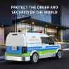 XBERT 66030 XE TẤN CÔNG CẢNH SÁT CHÂU bộ đồ chơi xếp lắp ráp ghép mô hình City EUROPEAN POLICE VAN Thành Phố 430 khối