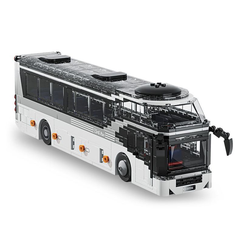 Xbert 66034 Double Decker Tourist Bus Xếp hình lắp ráp ghép mô hình Xe buýt du lịch đôi Decker