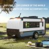 XBERT 66117 RV KÉO bộ đồ chơi xếp lắp ráp ghép mô hình City TRAVEL TAILER Thành Phố 393 khối