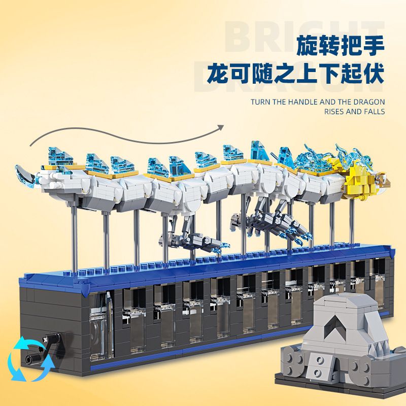 XBERT 66133 ZELDA WHITE RỒNG bộ đồ chơi xếp lắp ráp ghép mô hình City Thành Phố 1361 khối