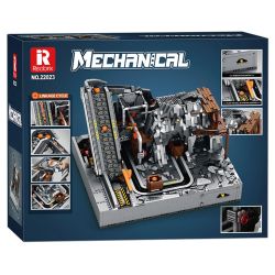 REOBRIX 22023 MÁY KHAI THÁC bộ đồ chơi xếp lắp ráp ghép mô hình MINING MACHINE 3338 khối