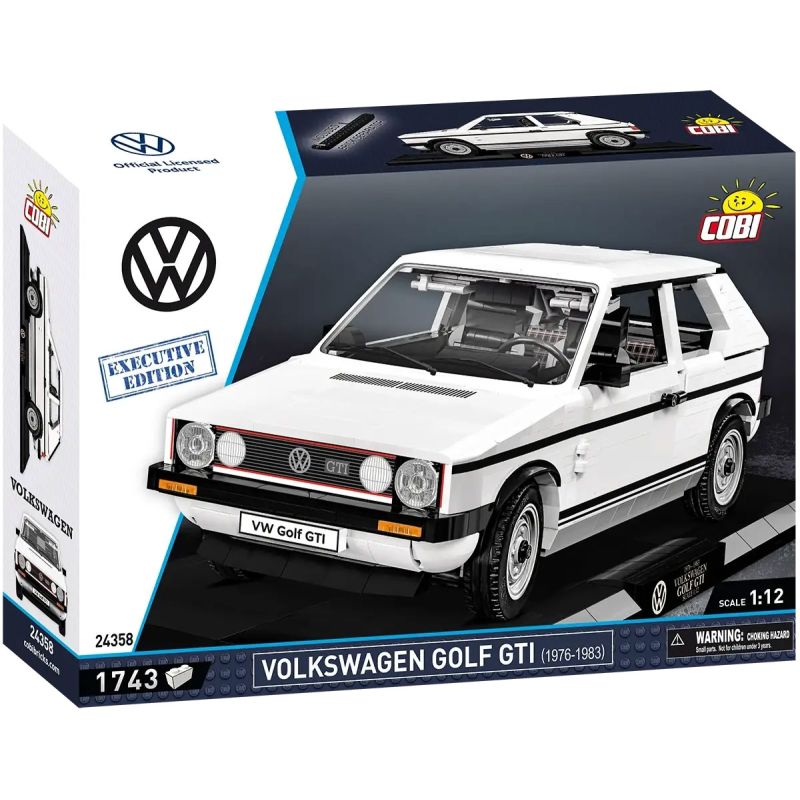 COBI 24358 VOLKSWAGEN GOLF GTI tỷ lệ 1:12 bộ đồ chơi xếp lắp ráp ghép mô hình Creator VOLKSWAGEN GOLF GTI - EXECUTIVE EDITION Sáng Tạo 1710 khối