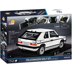COBI 24358 VOLKSWAGEN GOLF GTI tỷ lệ 1:12 bộ đồ chơi xếp lắp ráp ghép mô hình Creator VOLKSWAGEN GOLF GTI - EXECUTIVE EDITION Sáng Tạo 1710 khối