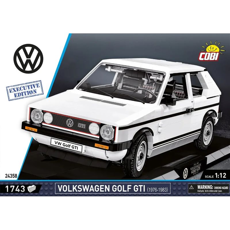 COBI 24358 VOLKSWAGEN GOLF GTI tỷ lệ 1:12 bộ đồ chơi xếp lắp ráp ghép mô hình Creator VOLKSWAGEN GOLF GTI - EXECUTIVE EDITION Sáng Tạo 1710 khối