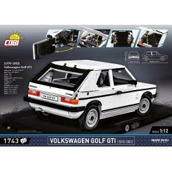COBI 24358 VOLKSWAGEN GOLF GTI tỷ lệ 1:12 bộ đồ chơi xếp lắp ráp ghép mô hình Creator VOLKSWAGEN GOLF GTI - EXECUTIVE EDITION Sáng Tạo 1710 khối