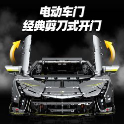 GULY 10638 LAMBORGHINI MỘT CHIẾC XE THỂ THAO KHÁI NIỆM tỷ lệ 1:8 bộ đồ chơi xếp lắp ráp ghép mô hình Technic RACEFORGE Kỹ Thuật Công Nghệ Cao Mô Hình Phương Tiện 3392 khối