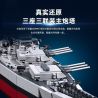 SLUBAN M38-B1291 B1291 1291 M38B1291 38-B1291 CHIẾN TRANH THẾ GIỚI II MISSOURI 1 350 tỷ lệ 1:350 bộ đồ chơi xếp lắp ráp ghép mô hình Military Army USS MISSOURI Quân Sự Bộ Đội 1739 khối